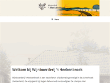 Tablet Screenshot of heekenbroek.nl